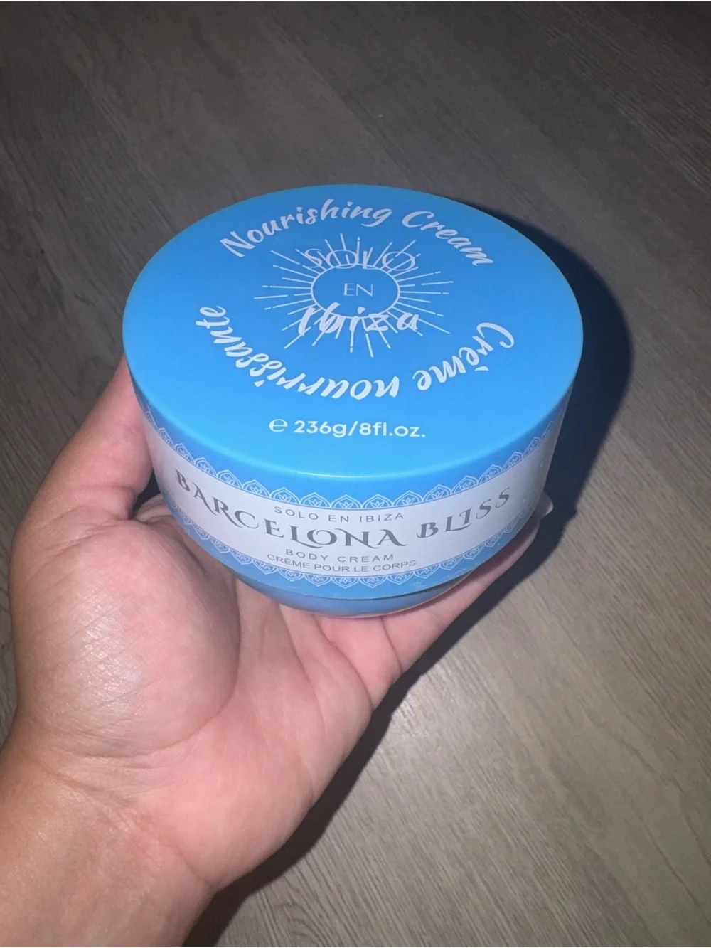 Barcelona Bliss Blue Body Cream by